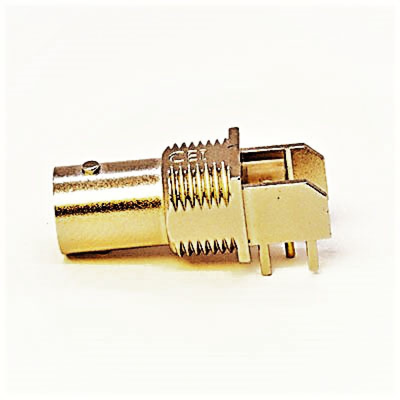 Ghz Right Angle Bnc Coaxial Rf Connector From Cambridge Electronics